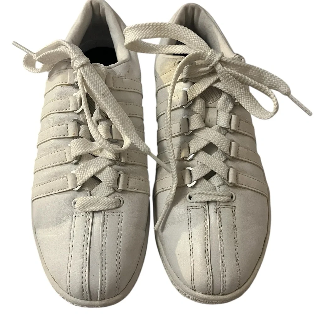 K-Swiss Women's White Low-Top Sneakers